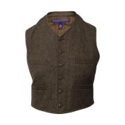 Pre-owned Brun ull Ralph Lauren Vest