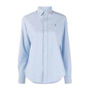 Klassiske Button Front Langarmet Skjorter