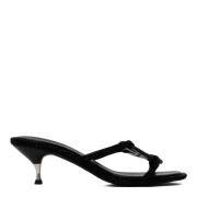 Sort Miller Pavé Bombé Sandal