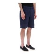 Lette lin-shorts med avslappet passform