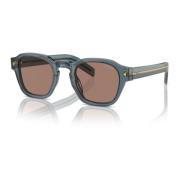 Stilige solbriller i lys grå/brun