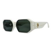 Bailey Solbriller - Hvit/Grønn UV-beskyttelse
