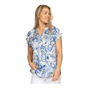 Paisley Blue Bluse Stine.Hs24 Stil