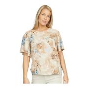 Sand Flower Bluse