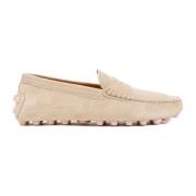 Beige Semsket Loafers