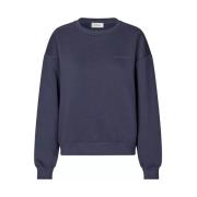 Marineblå Sweatshirt