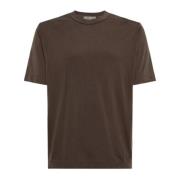 Brun Sommer T-skjorte Cupro Blanding