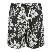 Blomstermønstret shorts
