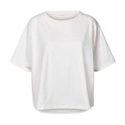 Hvit Oversize T-skjorte Margot Stil