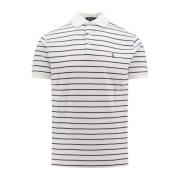 Hvit Polo Skjorte Custom Slim Fit