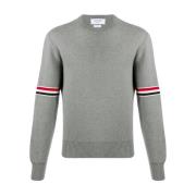 Grå Crew Neck Milano Stitch Genser