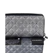 Pre-owned Sølv Lær Chanel Wallet