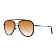 Gradient Aviator Solbriller Brun Menn