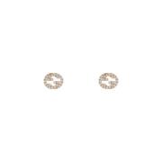 Ybd729408001 - Øredobber i 18kt rosa gull og diamanter