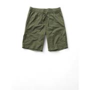 Militærgrønn Bermuda Shorts med sidelommer