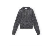 Mohair Lace Polo Sweater & Jacket