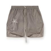 Champions Beige Logo Bermuda Shorts