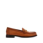 Brun Flat Mocassini Sko