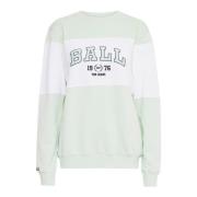 Mint Sweatshirt med Brodert Logo