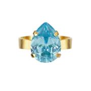 Aquamarine Mini Drop Ring