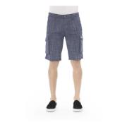 Cargo Bomullsshorts med Logo Detalj