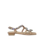 Slangeutsmykket flat sandal