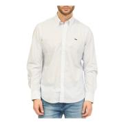 Hvit Bomullsskjorte med Middelhavsmønster