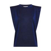 Lurex Crew-Neck Top Essential Style