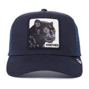 Indigo Panther Trucker Cap