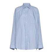 Stilige skjorter i hvitt/blått