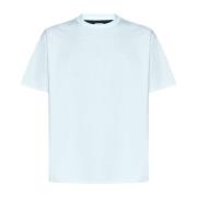 Casual hvite og blå T-skjorter