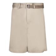 Casual Beige Shorts