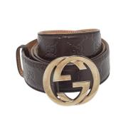 Pre-owned Leather belts