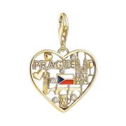 Gullhjerte Praga Charm Anheng