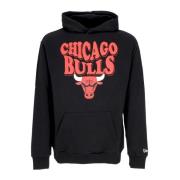 NBA Script Oversize Hoodie Svart