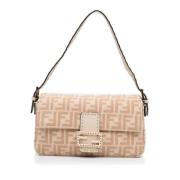 Pre-owned Brun ull Fendi baguette