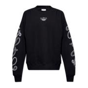 Sweatshirt med logo