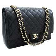 Pre-owned Svart skinn Chanel Flap Bag