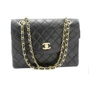 Pre-owned Svart skinn Chanel Flap Bag