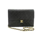 Pre-owned Svart skinn Chanel Flap Bag