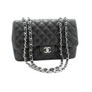 Pre-owned Svart skinn Chanel Flap Bag