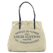 Pre-owned Blå lerret Louis Vuitton skuldervesker