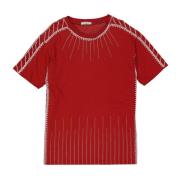 Rød Bomull T-skjorte Ss22