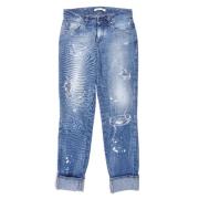 Pre-owned Marineblå bomull Balmain Jeans