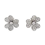 Pre-owned White Gold earrings