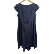Pre-owned Bla bomull Yves Saint Laurent kjole