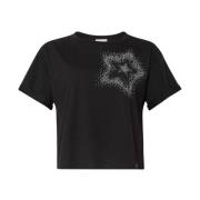 Stjerne Rhinestone T-skjorte