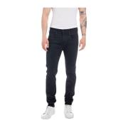 Mørk Blå Slim Fit Jeans