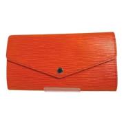 Pre-owned Leather wallets