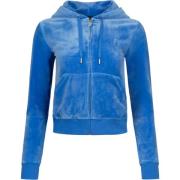 Klassisk Velour Zip Hoodie - Regatta